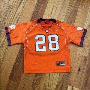 Clemson Nike Kids Orange and Purple Jersey